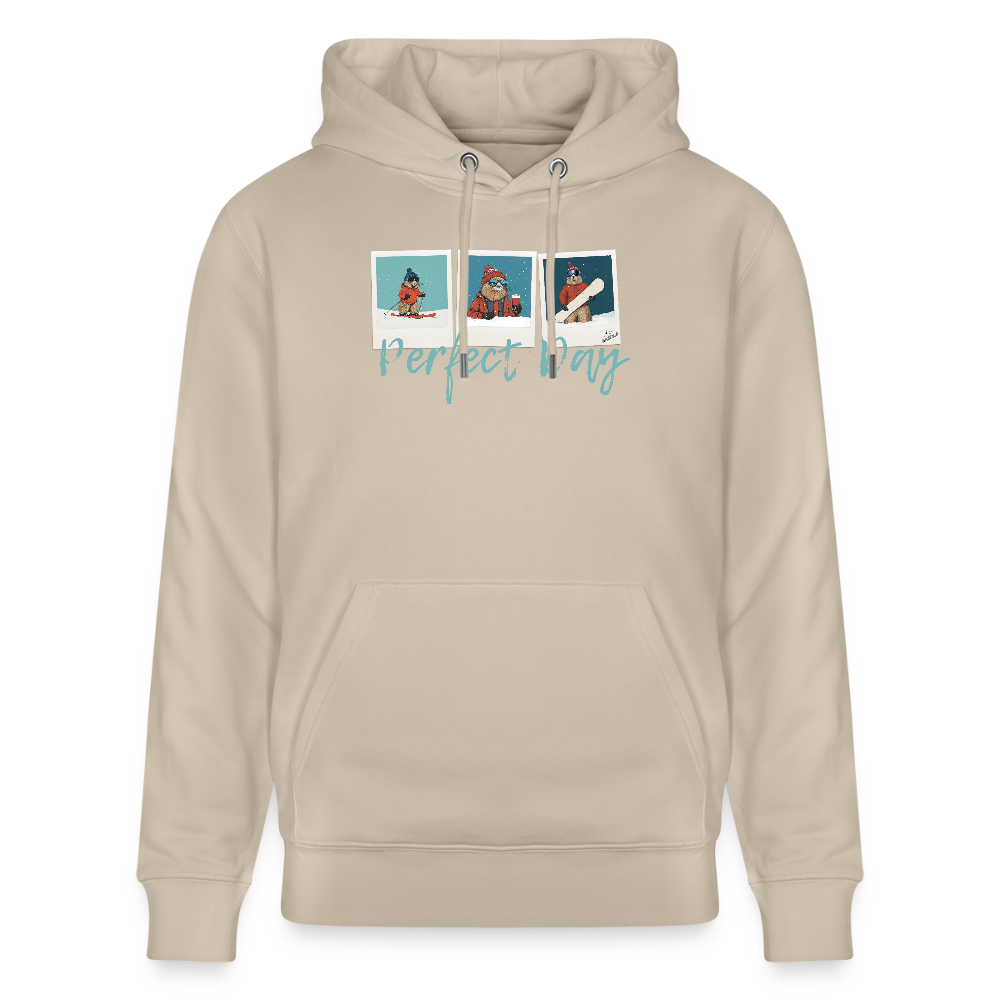 Hoodie "Perfect Day" - Beige