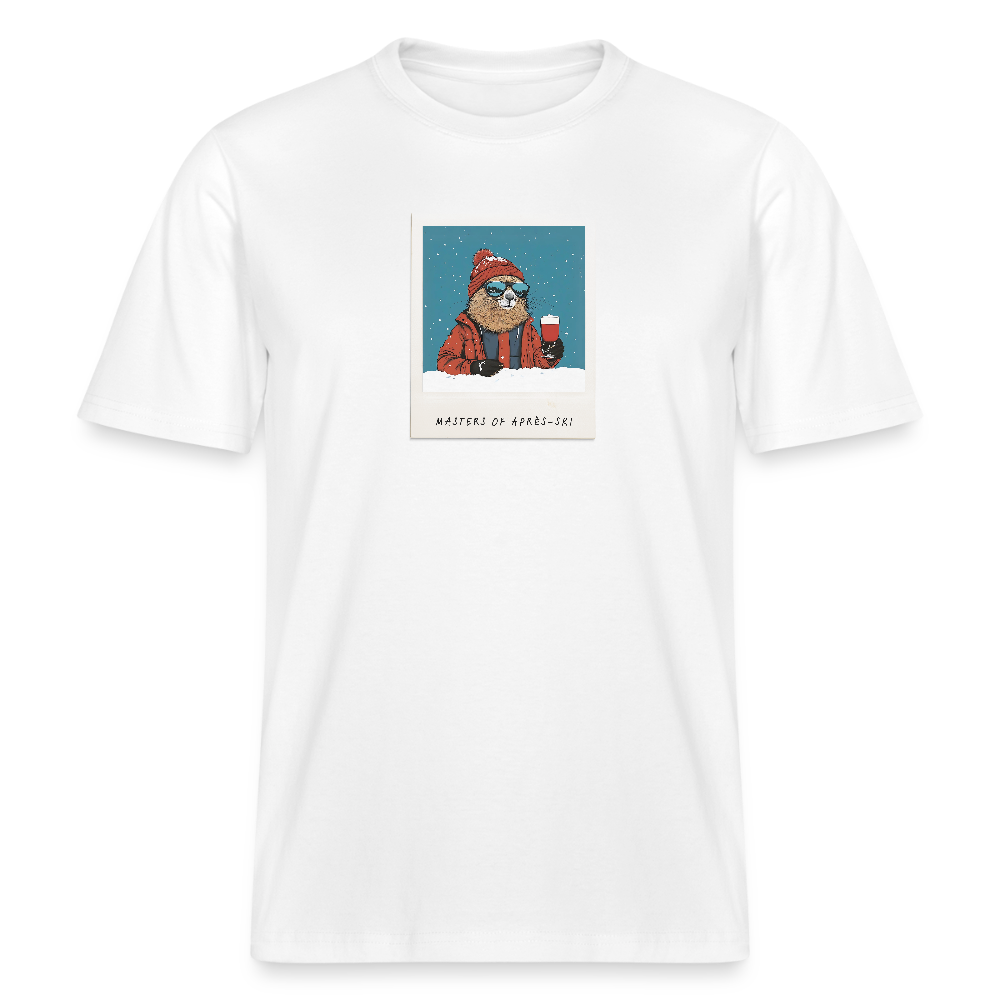 T-Shirt "Masters of Aprés Ski" - Weiß