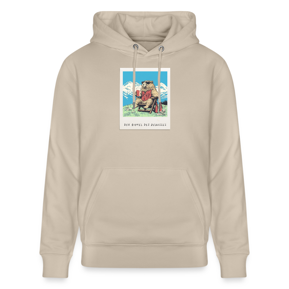 Hoodie "Genussgipfel" - Beige