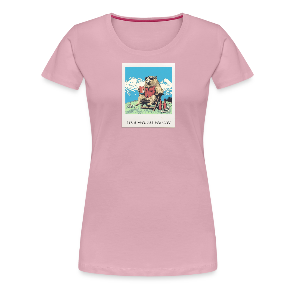 Women Shirt "Genussgipfel" - Hellrosa
