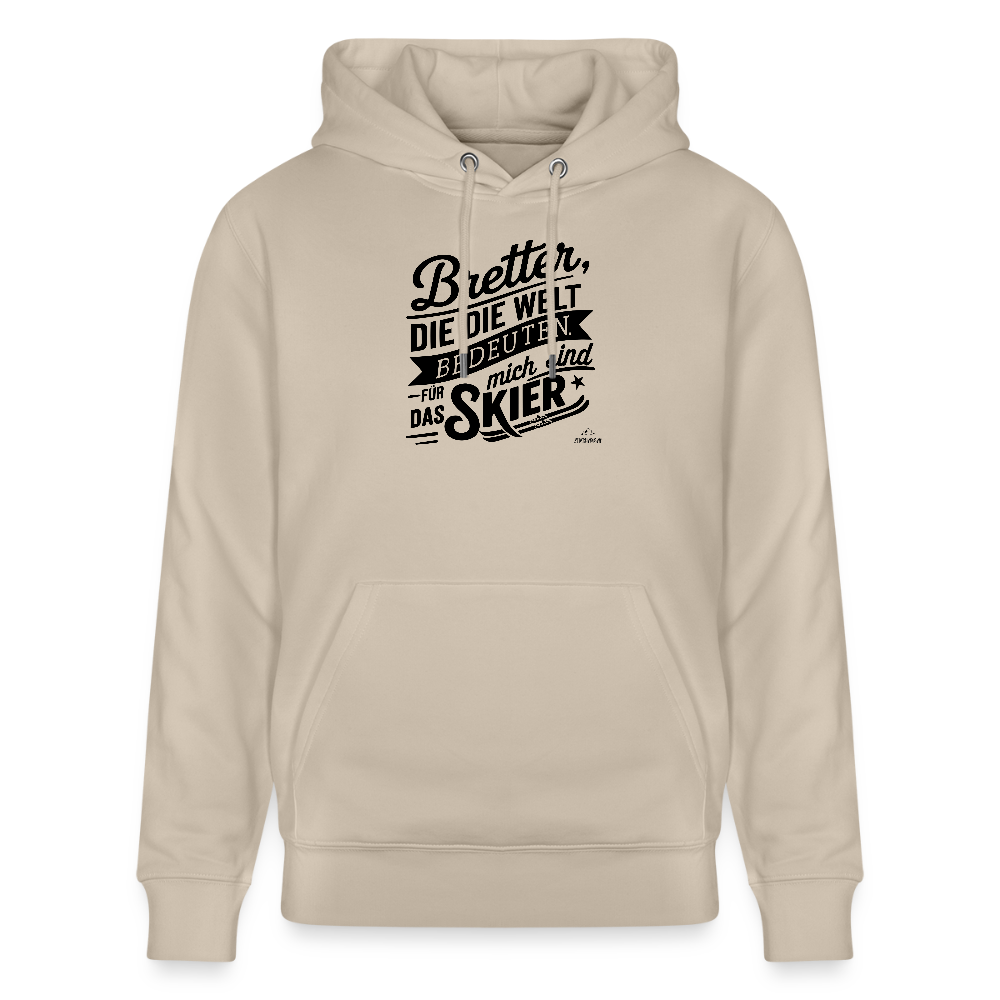 Hoodie "Bretterwelt" - Beige