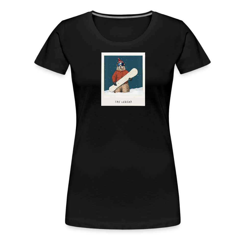 Women Shirt "The Legend - Board" - Schwarz