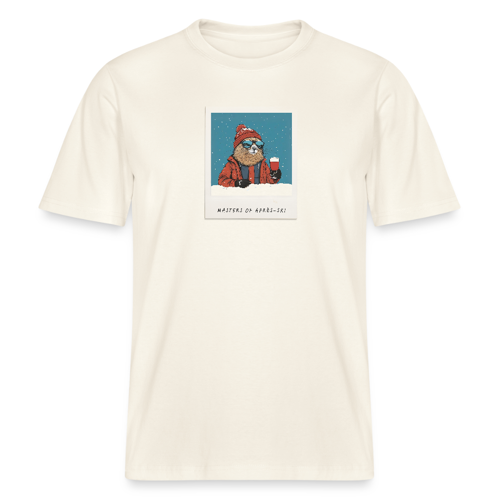 T-Shirt "Masters of Aprés Ski" - Naturweiß 