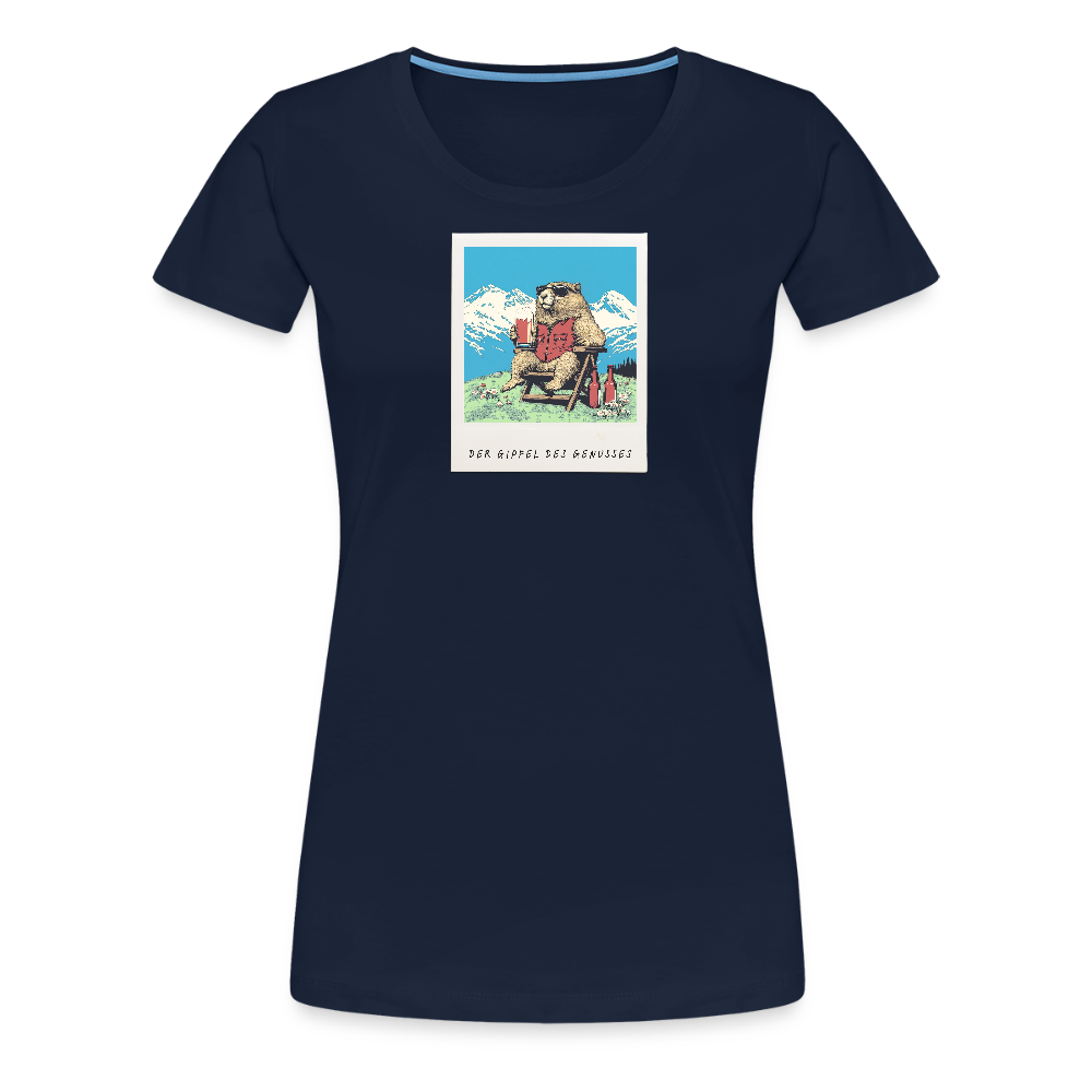 Women Shirt "Genussgipfel" - Navy