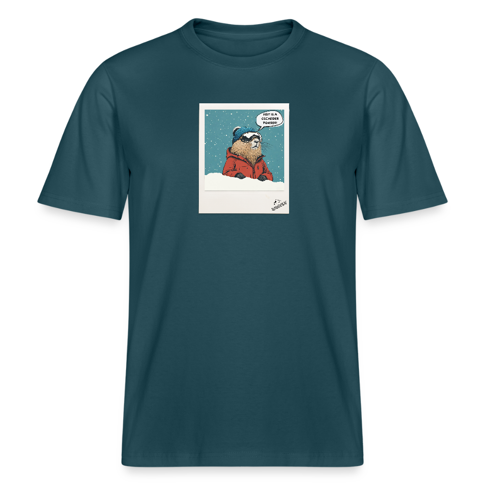 T-Shirt "Powder" - Dunkles Petrol