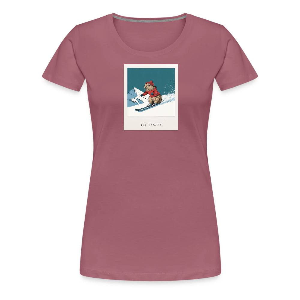 T-Shirt "She is the Legend" - Malve