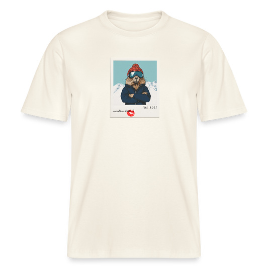 T-Shirt "The Boss" - Naturweiß 