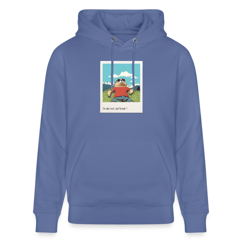 Hoodie "Nothing!" - Blau