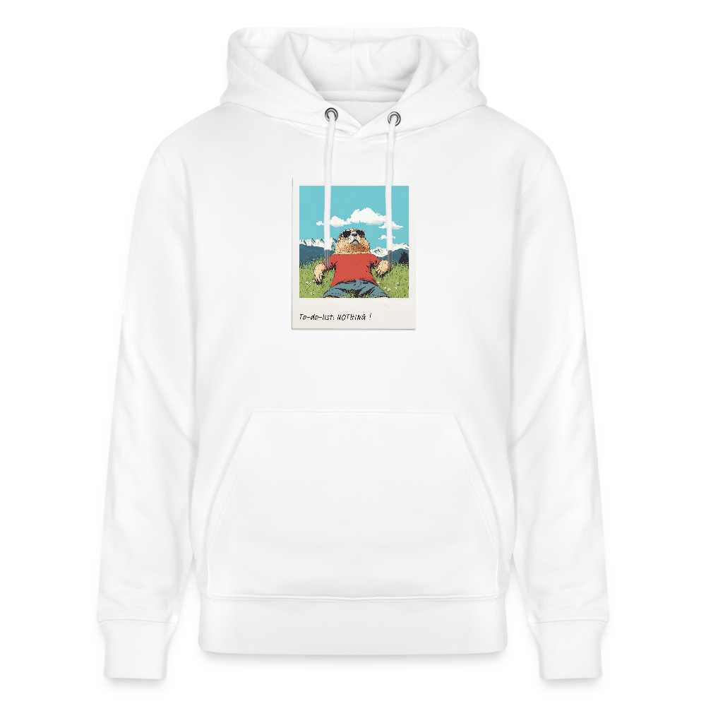 Hoodie "Nothing!" - Weiß