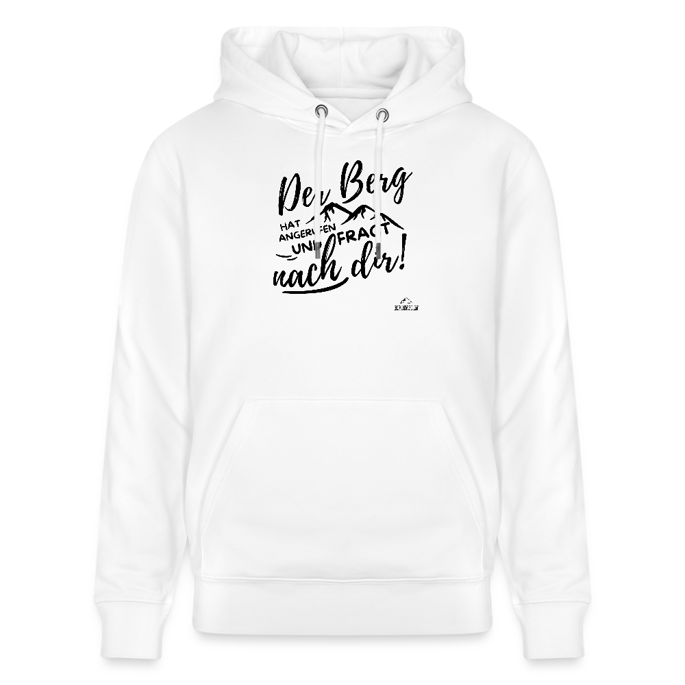 Hoodie "Der Berg ruft!"" - Weiß