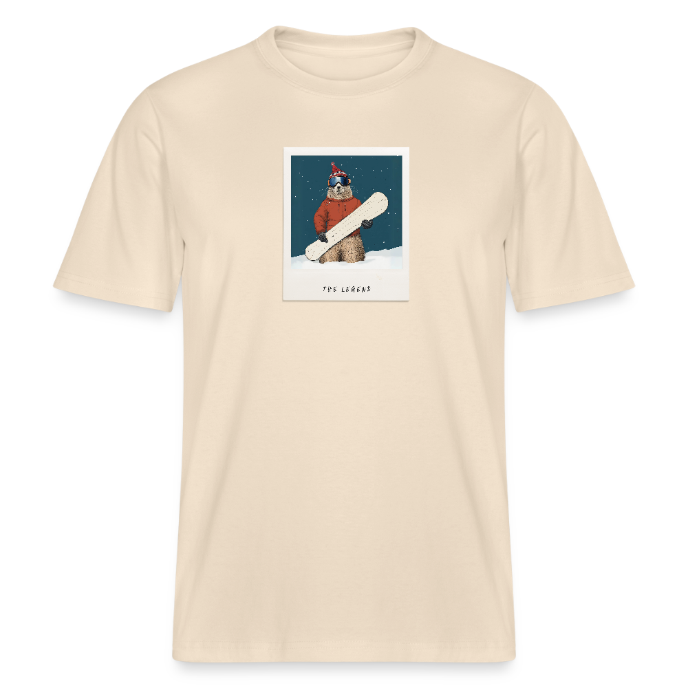 T-Shirt "The Legend - Board" - Weißgrau