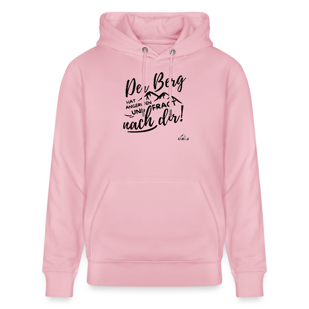 Hoodie "Der Berg ruft!"" - Hellrosa