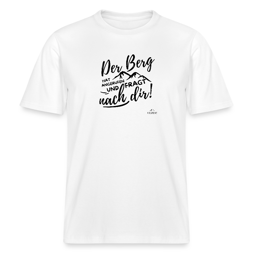 T-Shirt "Der Berg ruft!" - Weiß