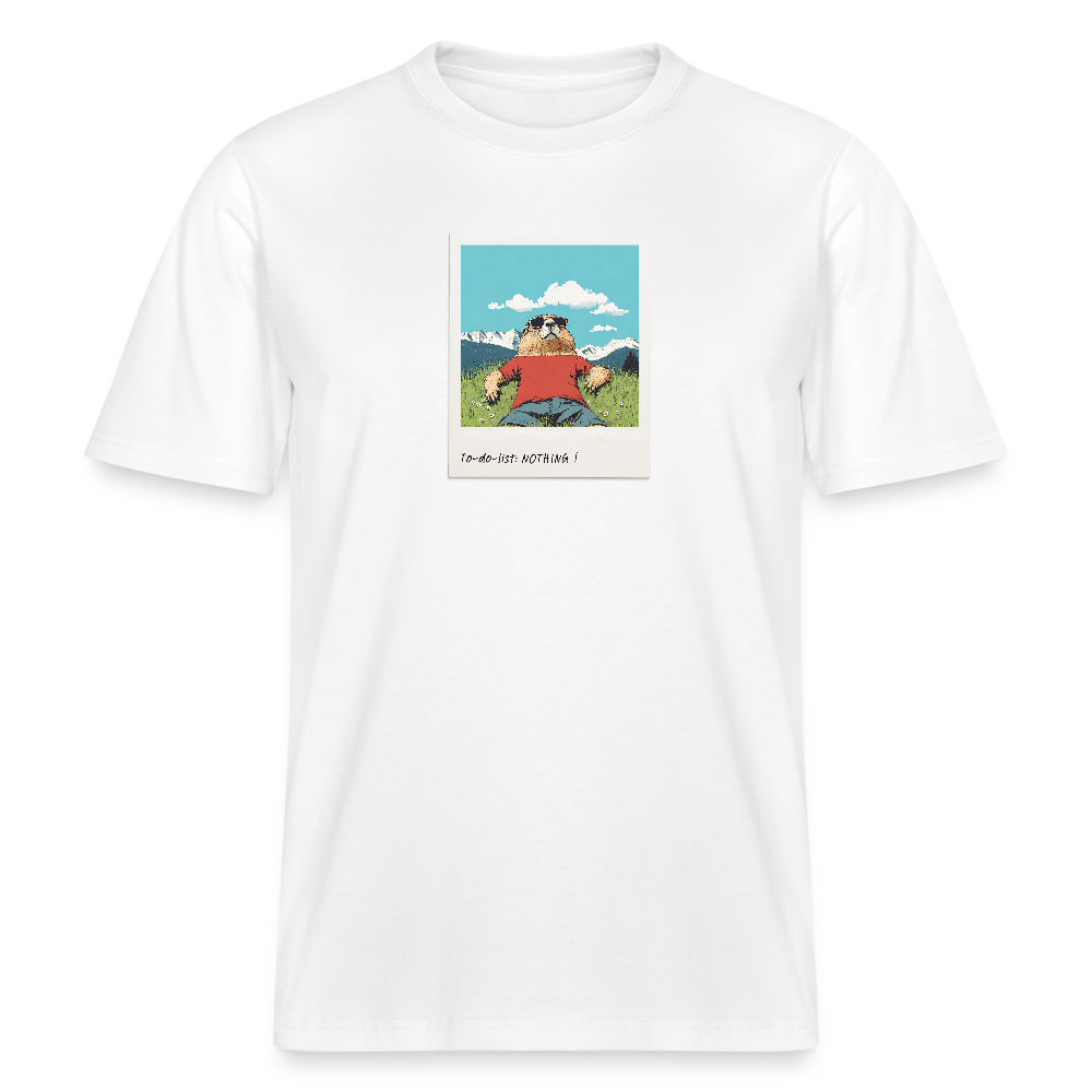 T-Shirt "nothing!" - Weiß