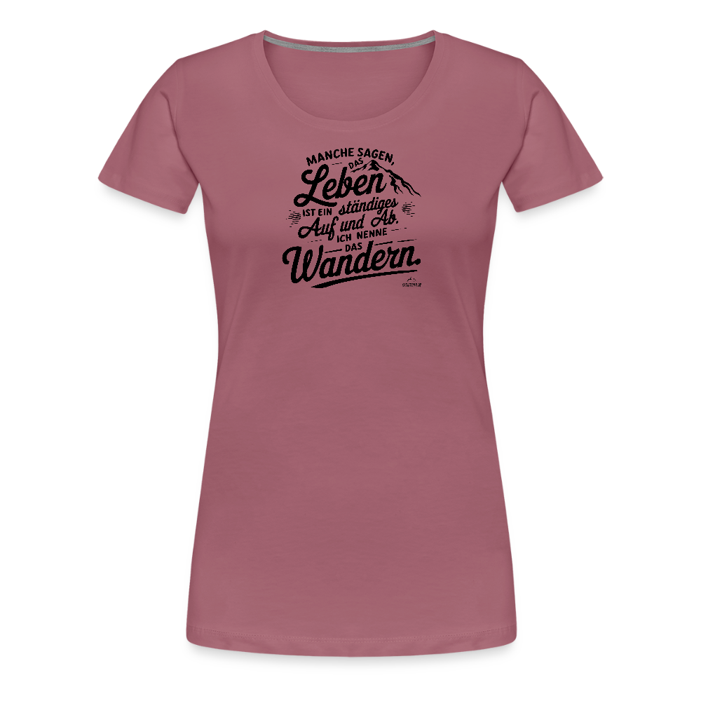 Women Shirt "Wanderleben" - Malve