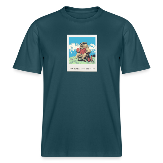 T-Shirt "Genussgipfel" - Dunkles Petrol